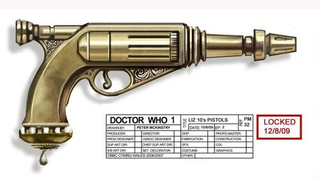 Illustration for article titled Concept Art Shows Space Pistols, New TARDIS Console Patterns, And "Raggedy Doctors"